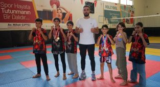 Karaköprülü minik sporculardan Türkiye Şampiyonasında büyük başarı