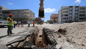 Kavi Caddesi'nin altyapı çalışmaları son aşamada