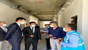 Kaymakam Ayrancı, okul inşaatlarını inceledi