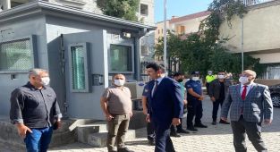 Kaymakam Ayrancı, polis ekiplerini ziyaret etti