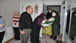Kaymakam Demir, şehit ailelerini ziyaret etti