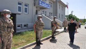 Kaymakam İmamoğlu’ndan güvenlik güçlerine ziyaret