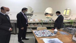 Kaymakam Koç, Halk Eğitim Merkezinde incelemelerde bulundu