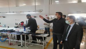 Kaymakam Koç, OSB'de bazı firmaları ziyaret etti