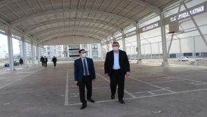 Kaymakam Koç ve Başkan Turanlı çalışmaları yerinde inceledi