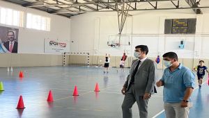 Kaymakam Köksal'dan yaz spor kurslarına ziyaret