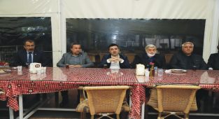 Kaymakam Korkutata, basın mensuplarıyla bir araya geldi