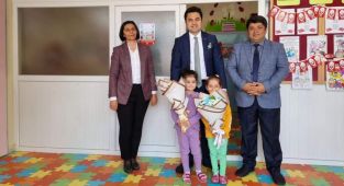 Kaymakam Tarık Buğra Seyhan, Salkım Anaokulu’nu ziyareti etti