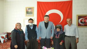 Kaymakam Uçar'dan şehit ailelerine veda ziyareti