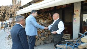 Kaymakam Uçar, esnaflara veda etti