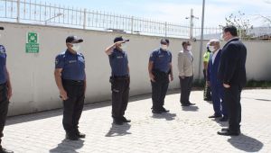 Kaymakam Uçar, kurum personeli ile bayramlaştı