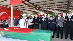 Kore Gazisi İbrahim Tatlı, son yolculuğuna uğurlandı