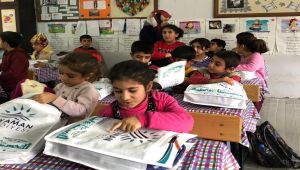 Köy Okuluna Gönül Dolusu Hediye
