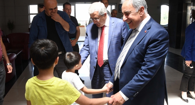 KSÜ Rektörü Can, ADYÜ Rektörü Turgut’u Ziyaret Etti