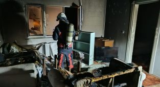 Malatya’da 4 katlı binada çıkan yangın paniğe neden oldu