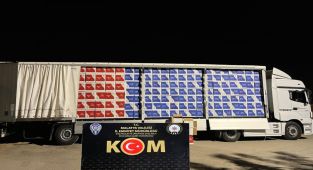 Malatya'da 5 milyon 410 bin adet kaçak makaron ele geçirildi