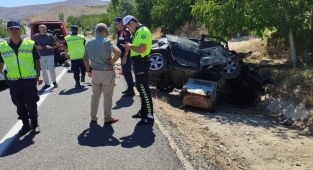 Malatya'da feci kaza: 3 ölü, 1 yaralı - Videolu Haber