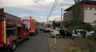 Malatya-Elazığ Karayolu'nda meydana gelen kazada 1 kişi yaralandı