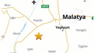 Malatya Yeşilyurt'ta 4.6 büyüklüğünde deprem meydana geldi