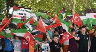 Malatyalı çocuklardan Filistinli çocuklara destek