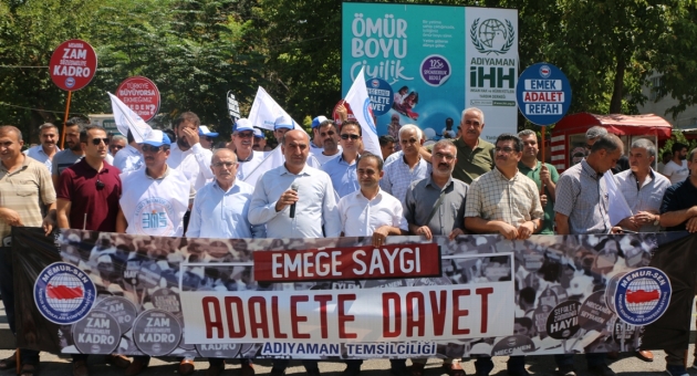 Memur -Sen Adıyaman Temsilciliğinden Emeğe Saygı Adalete Davet Çağrısı rnrnrnrn - Videolu Haber