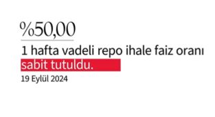 Merkez Bankası, Eylül ayı faiz kararını açıkladı: Faiz yüzde 50’de sabit kaldı