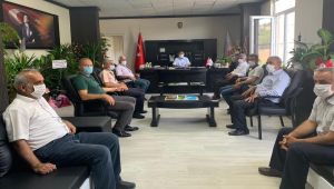 Merkez ve Köy Muhtarları Derneği’nden İl Tarım ve Orman Müdürü Kıyas’a ziyaret