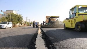 Millet caddesi bağlantısında asfalt çalışması