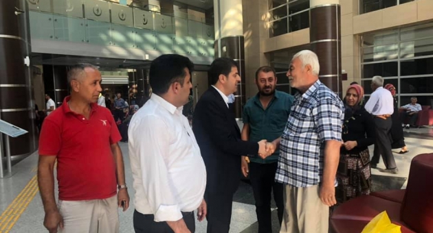 Milletvekili Tutdere, Hasta ve Hasta Yakınlarını Ziyaret Etti