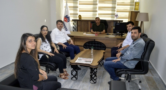 Milletvekili Tutdere ve İl Başkanı Çakmak'tan, Yaman Medya Grup Yönetimine Ziyaret