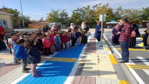 Minikler Trafik Eğitim Parkını Ziyaret Etti