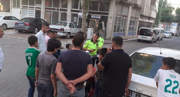 Motosikletin Çarptığı 5 Yaşındaki Çocuk Yaralandı