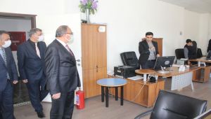 Müdür Alagöz, çalışmalar hakkında bilgi aldı