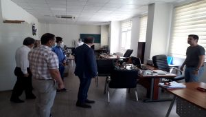 Müdür Alagöz, Kahta MEM personeli ile bir araya geldi