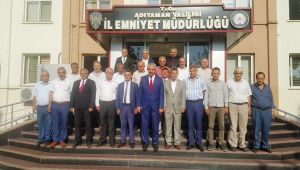 Muhtarlardan Emniyet Müdürüne Ergüder’e Ziyaret