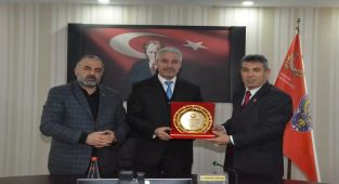 Muhtarlardan İl Emniyet Müdürü Ergüder'e ziyaret