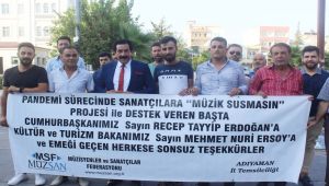 Müzisyenlerden Cumhurbaşkanı Erdoğan'a türkülü teşekkür