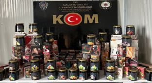 Nargile tütününe ve makarona 1 gözaltı