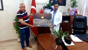 NEFSAD Başkanı Mente'den Başhekim Parlak'a ziyaret