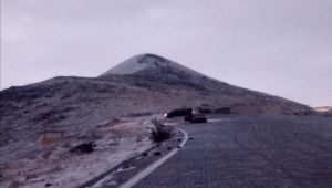 Nemrut Dağı'na mevsimin ilk karı düştü
