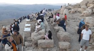 Nemrut Dağı'nda 30 Ağustos yoğunluğu
