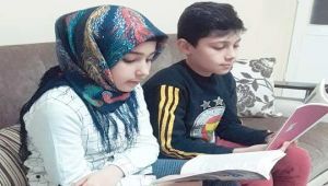 Öğretmen, öğrenci ve velilerden kitap okuma etkinliği