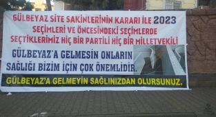 OSB'deki pis kokuya pankartlı tepki