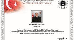 Pençe-Kilit Harekatı'nda bir asker şehit oldu