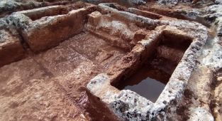 Perre Antik Kent'te ilk kez karşılaşılan yapı: 1800 yıllık boğa başı bulundu