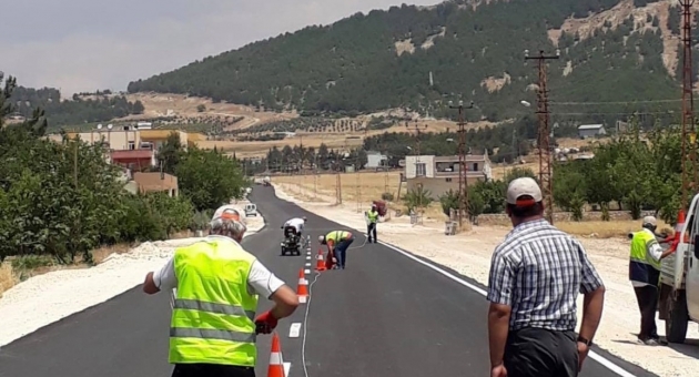 Petrol Caddesi’nde Asfaltı Tamamlanan Kısım Trafiğe Açıldı