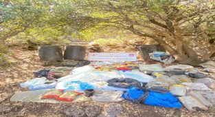 PKK'ya ait yaşam malzemesi ele geçirildi