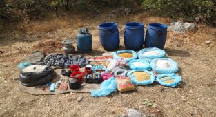 PKK'ya ait yaşam malzemesi ele geçirildi - Videolu Haber