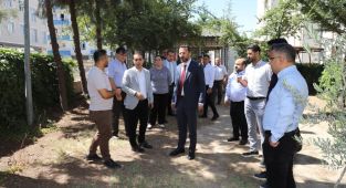 Prof. Dr. Mehmet Şirik, Kahta Devlet Hastanesi’nde yatırım projeleri yerinde incelendi