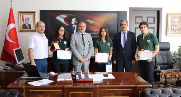 Projeleriyle Derece Yapan Öğrencilerden, Alagöz'e Ziyaret